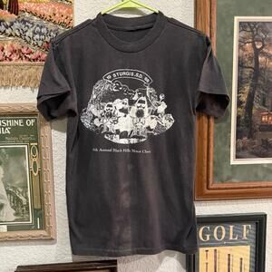 Vintage 1988 RARE Legal Eagle Trading Co Bikers Stuff Sturgis Biker Shirt Sz Med